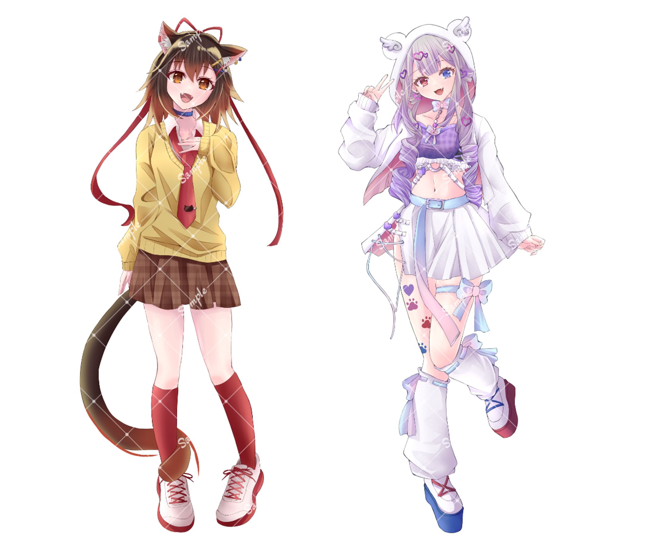 女性ライバー様立ち絵-1
