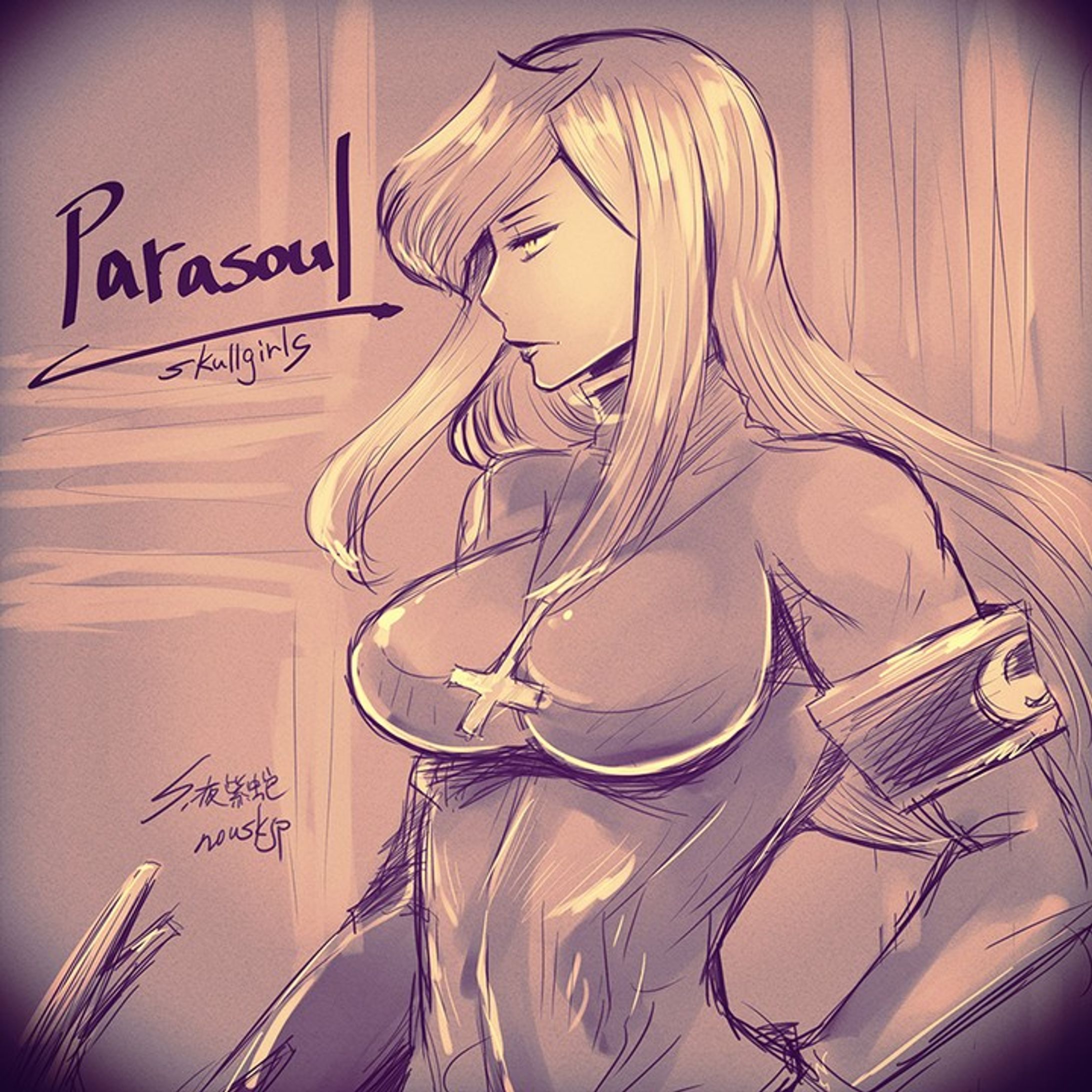 #skullgirlsparasoul #illustration #parasoul-1