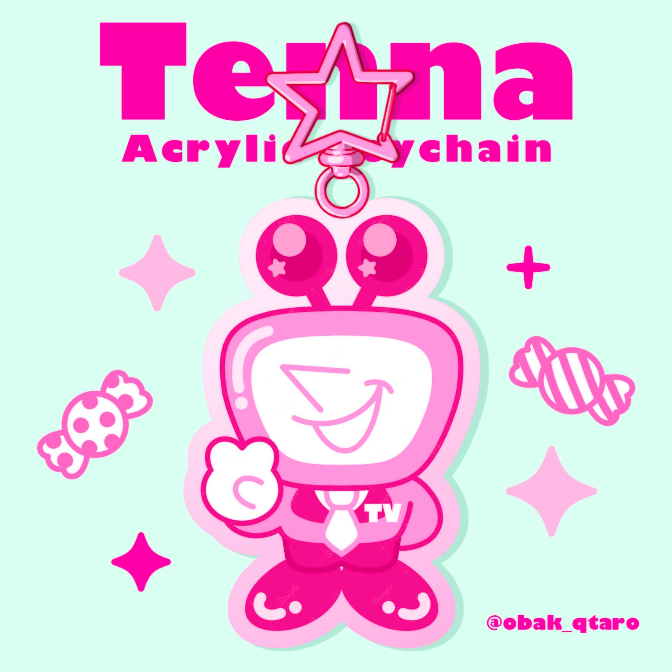 Tenna Acrylic Keychain-1