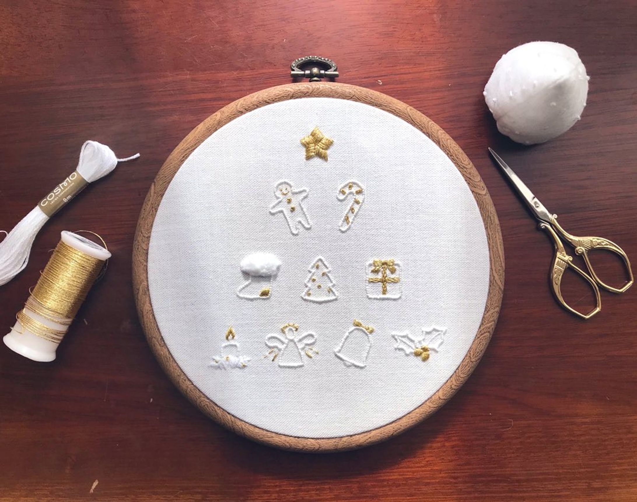 クリスマスアイコン刺繍-1