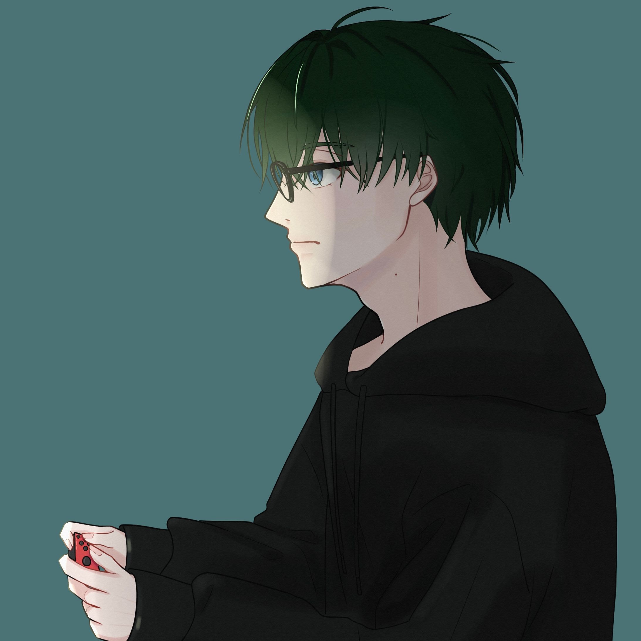 switchをする男の子-1