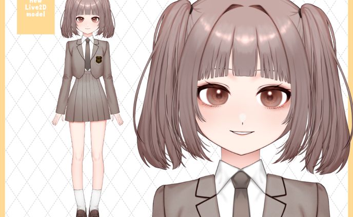 [Live2D] 学生モデル