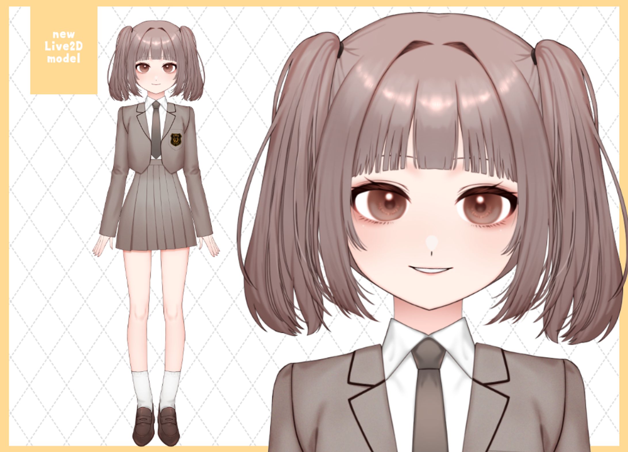 [Live2D] 学生モデル-1