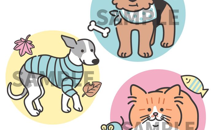 ペットイラスト（ベクターイラスト）まとめ