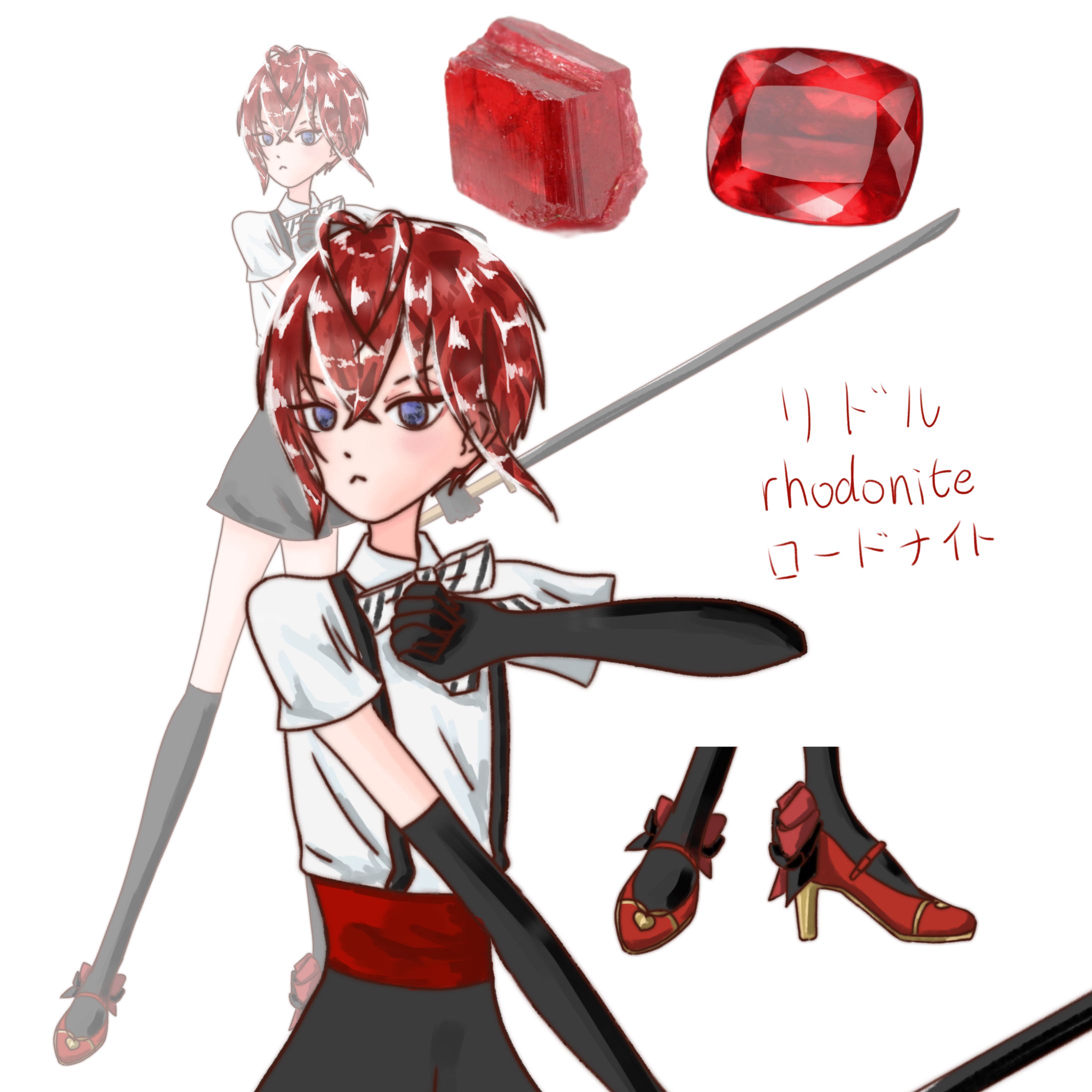 宝石の国パロ【ツイステ Fanart】-1