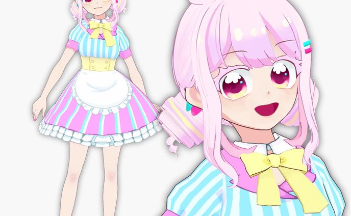 成希なる 3Dモデル