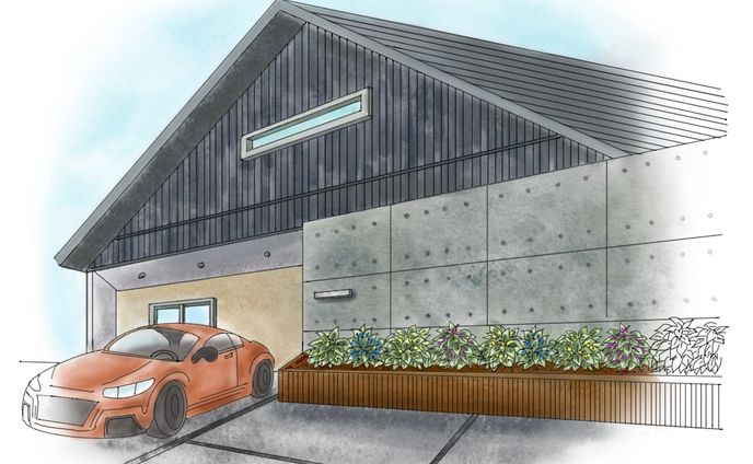 クライアント様ご依頼建築イラスト