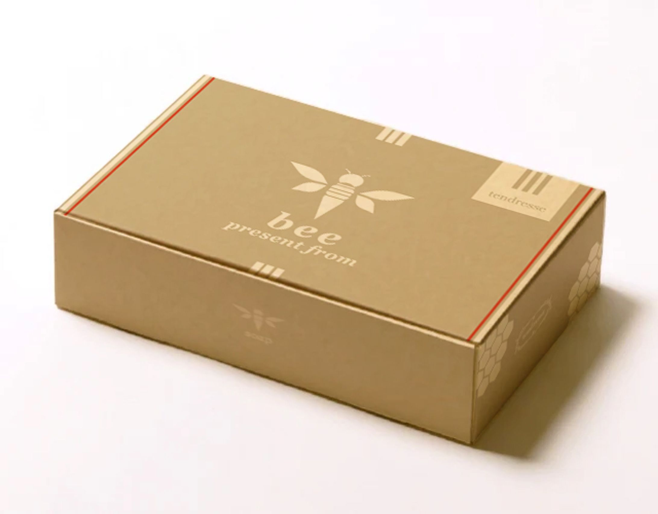 オーガニック蜂蜜の石鹸パッケージ-1