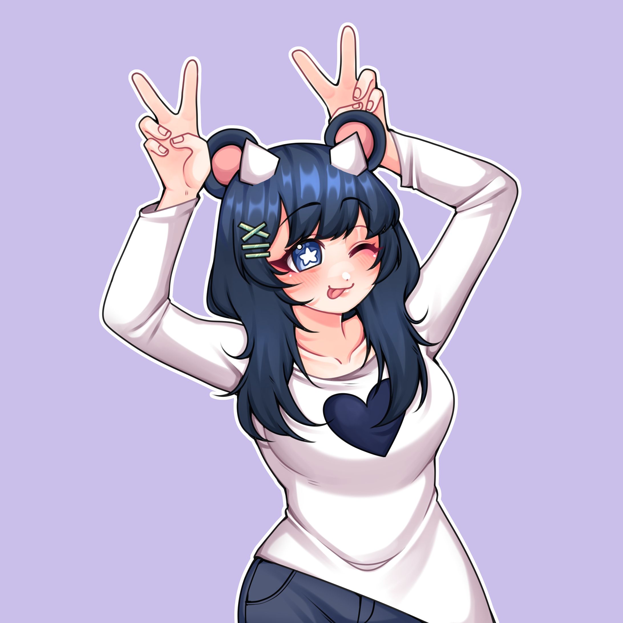 commission half body on twitter-1