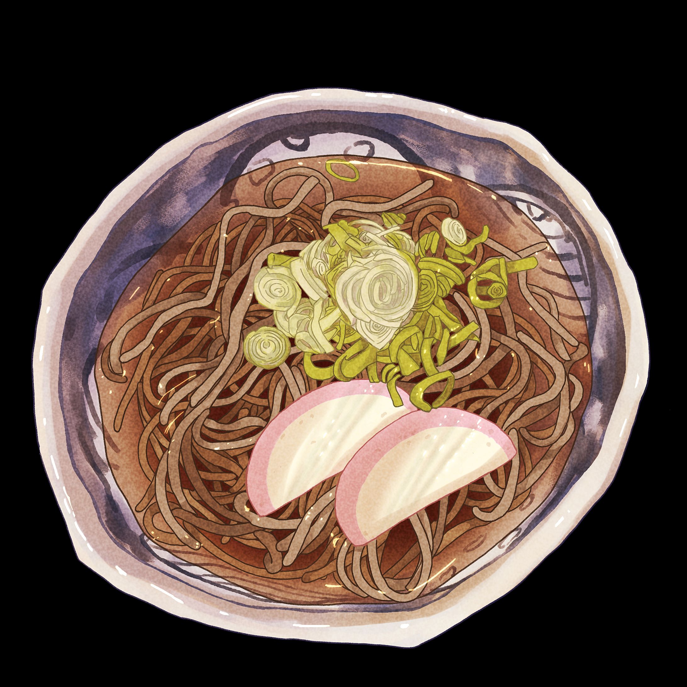 【メニューイラスト】津軽そば【お仕事】-1
