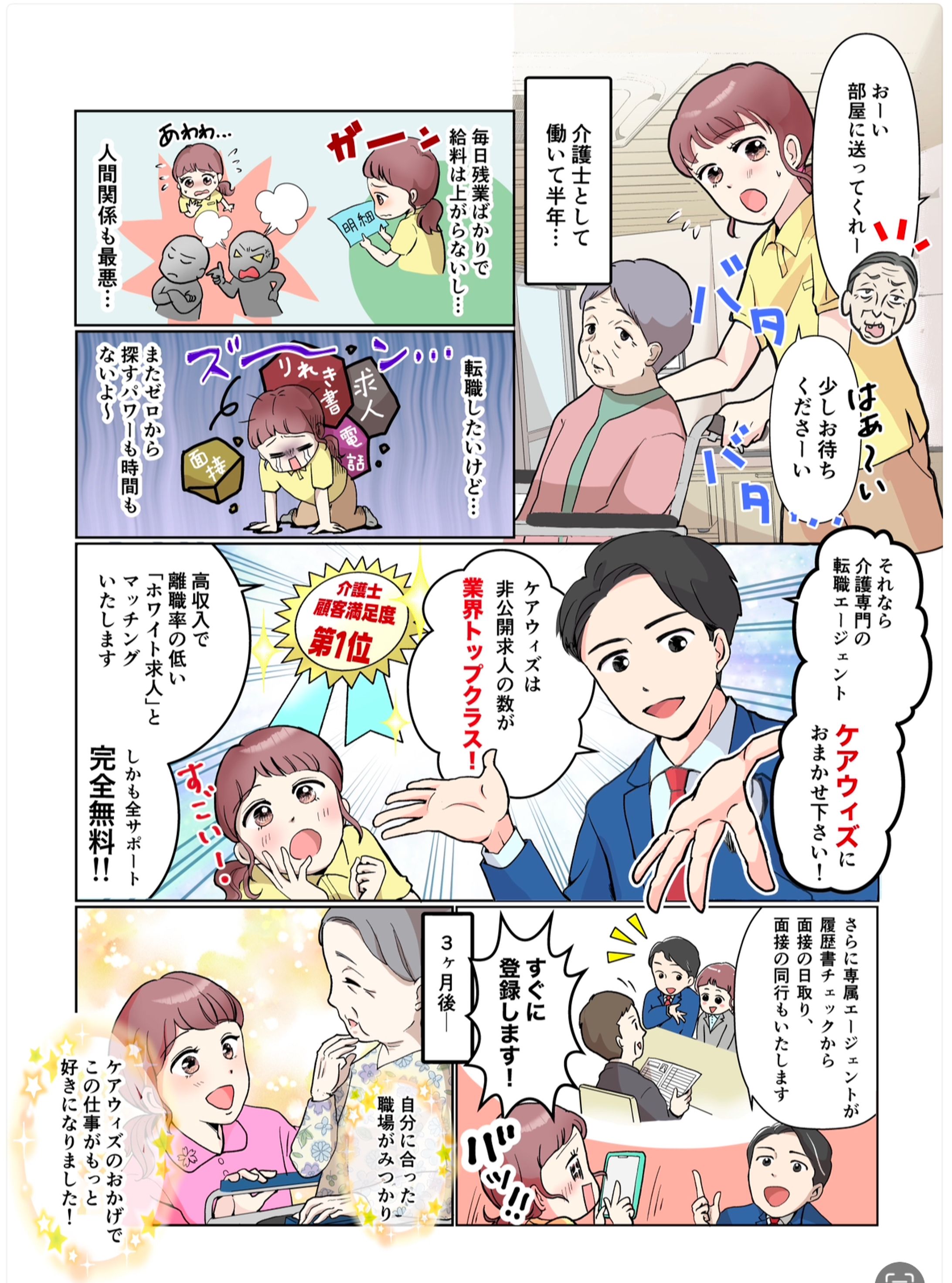 【サンプル】介護転職サイト-1