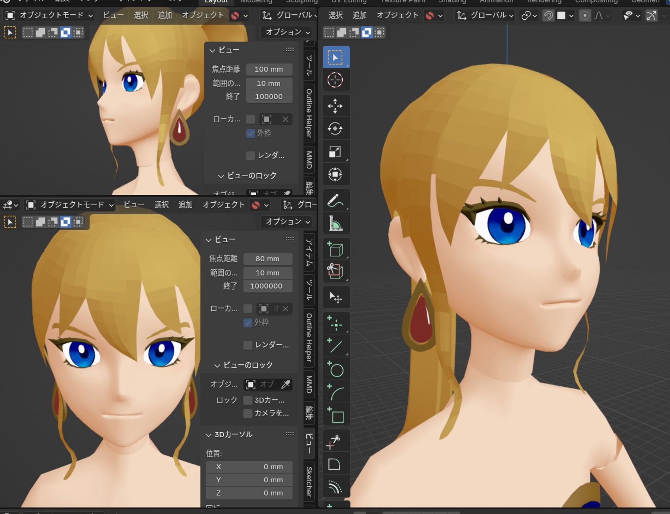 キャラクター3Dモデル-1