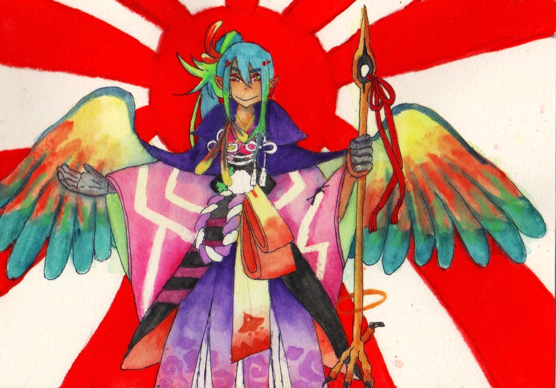 透明水彩2次創作イラスト-1