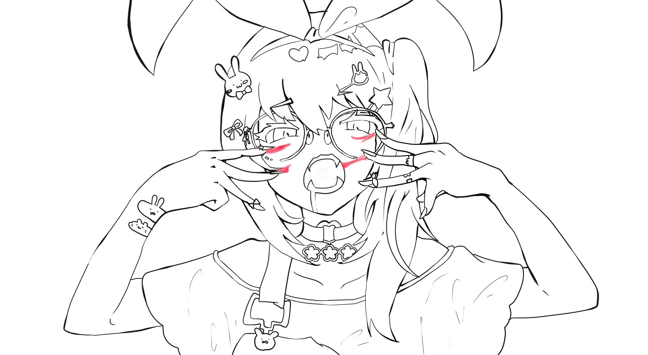 アニマル線画-1