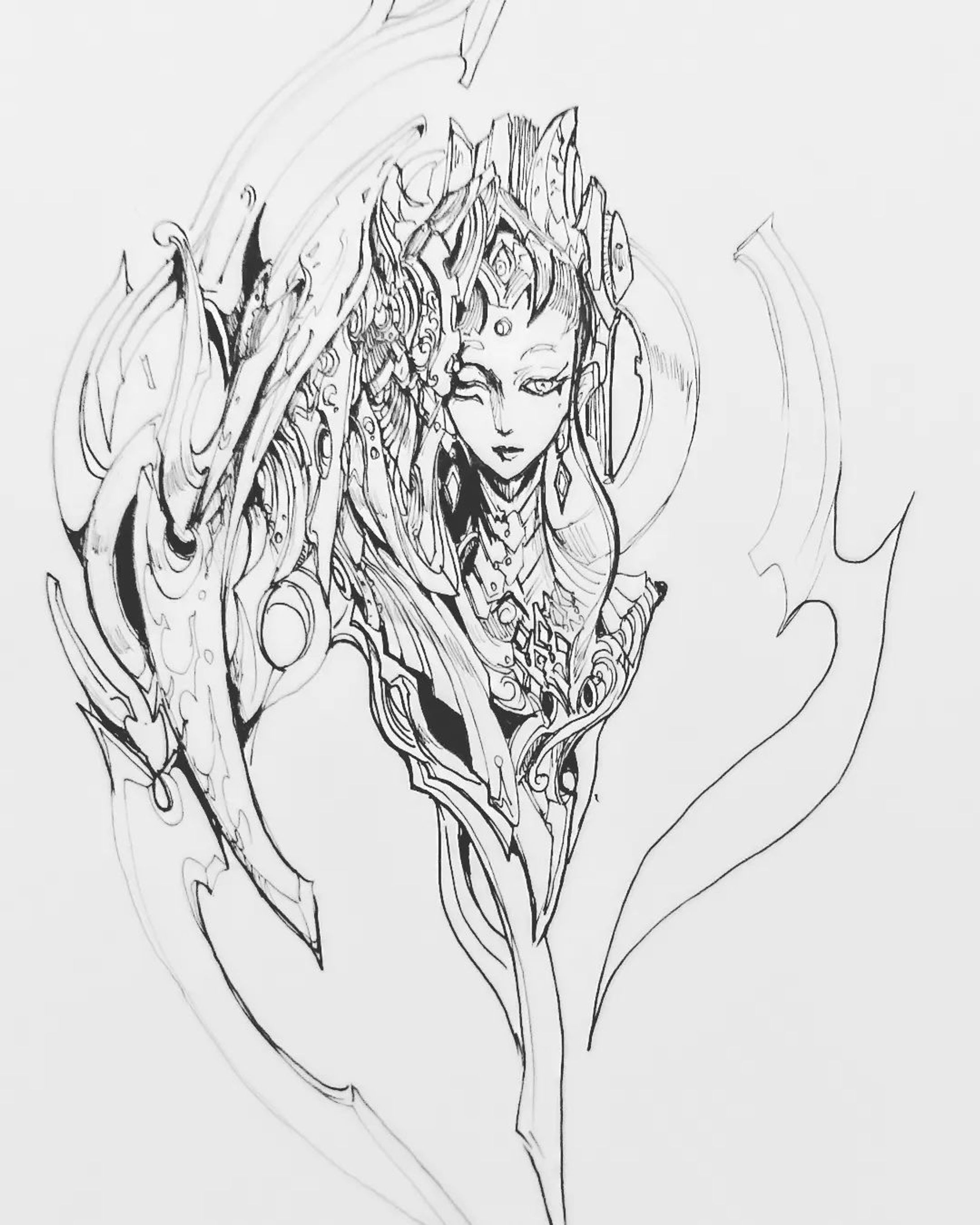 企画展に向けてのリハビリ
水神様

#イラスト-1