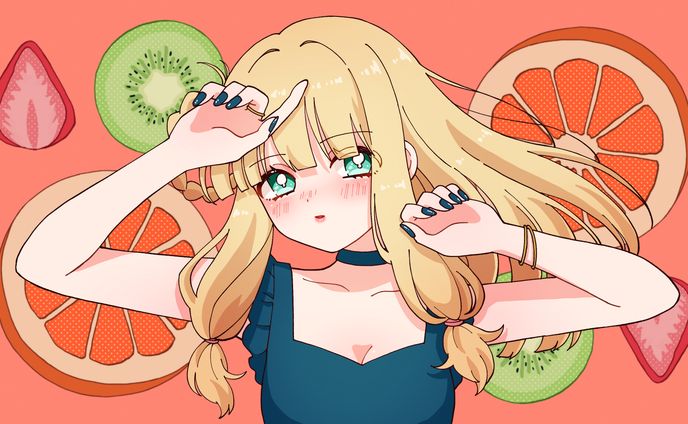 【ﾌﾘｰ】楽曲MVイラスト(マンダリン covered by 橘香)