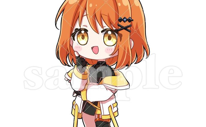 【ご依頼実績】SDイラスト/表情差分あり
