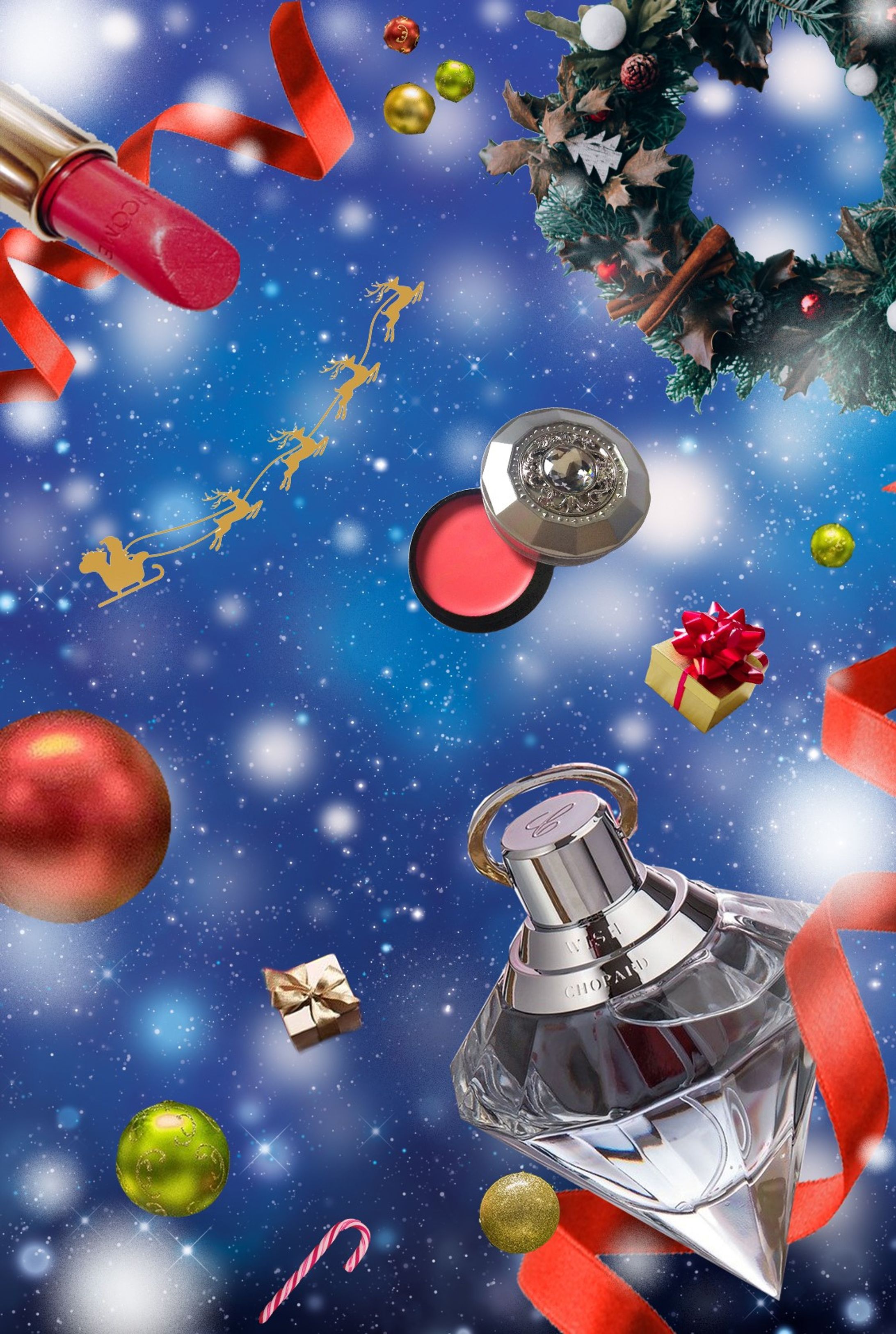 メリクリ！🎄✨（クリスマス限定コスメサンプルポスター）-1