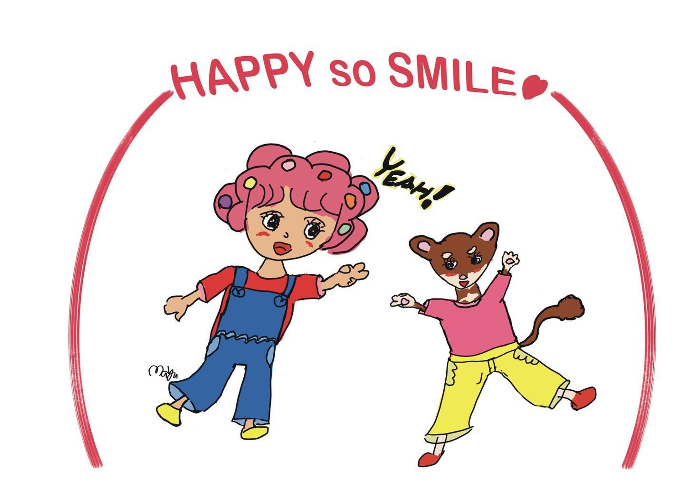 ⁡
Happy so Smile♡☺︎
⁡
#絵描きビト
#Happy#smile
#Procreate #iPad
#デジタルイラスト #イラスト 
#アート #デジタルアート
#Illustrator #illustration #art #Illust
#beautifulgirl
#お絵描き #イラスタグラム
#かわいい女の子のイラスト
#優しいイラスト
#イラスト好きな人と繋がりたい
#絵描きさんと繋がりたい
#イラストデザイン #ロゴデザイン
#アーティスト #クリエイティブ
#クリエイト #creative #create #トレース-1