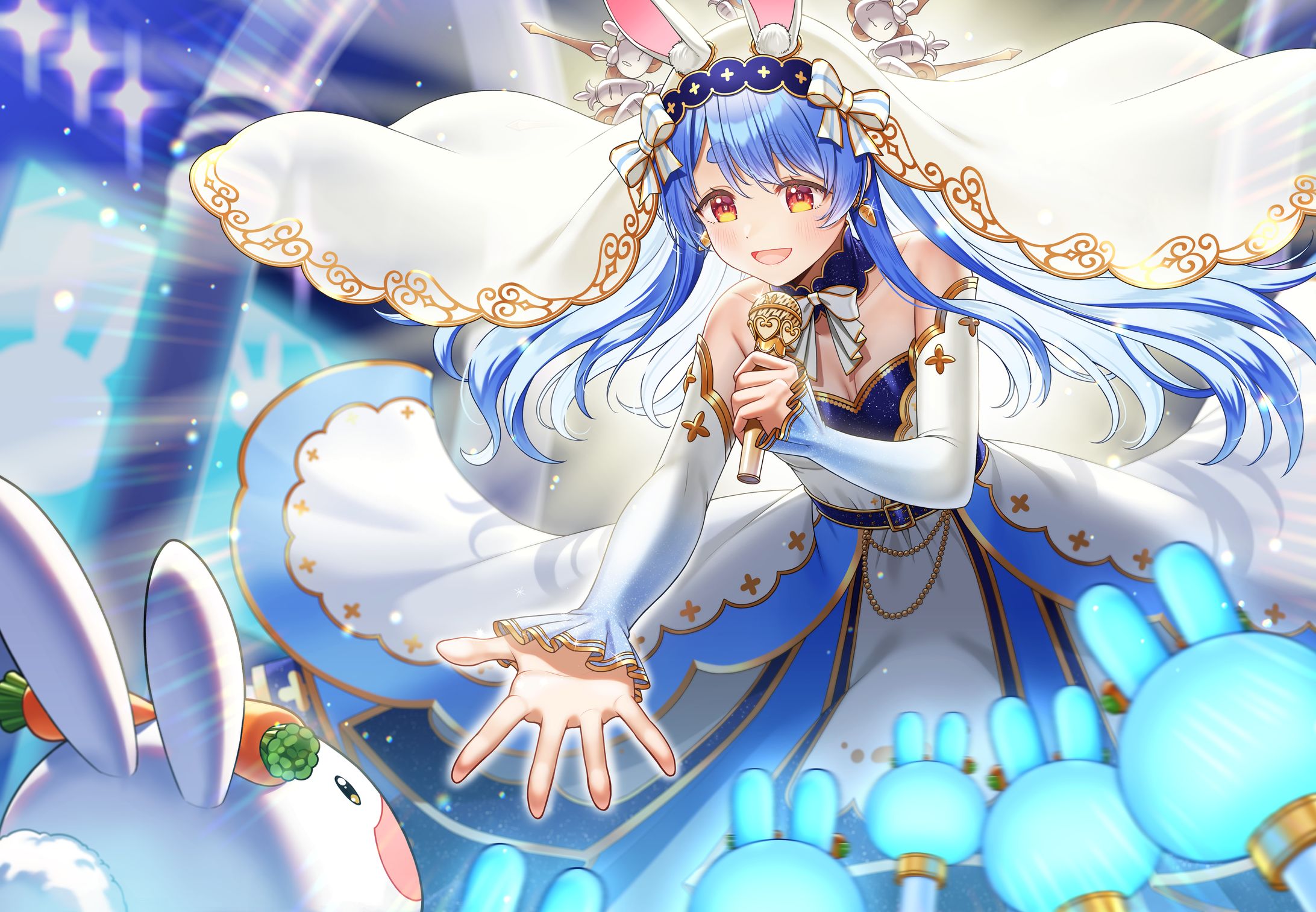 駅構内応援広告用イラスト-1
