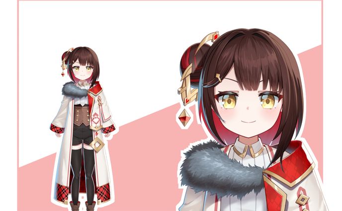 ファンタジー風Vtuberモデル