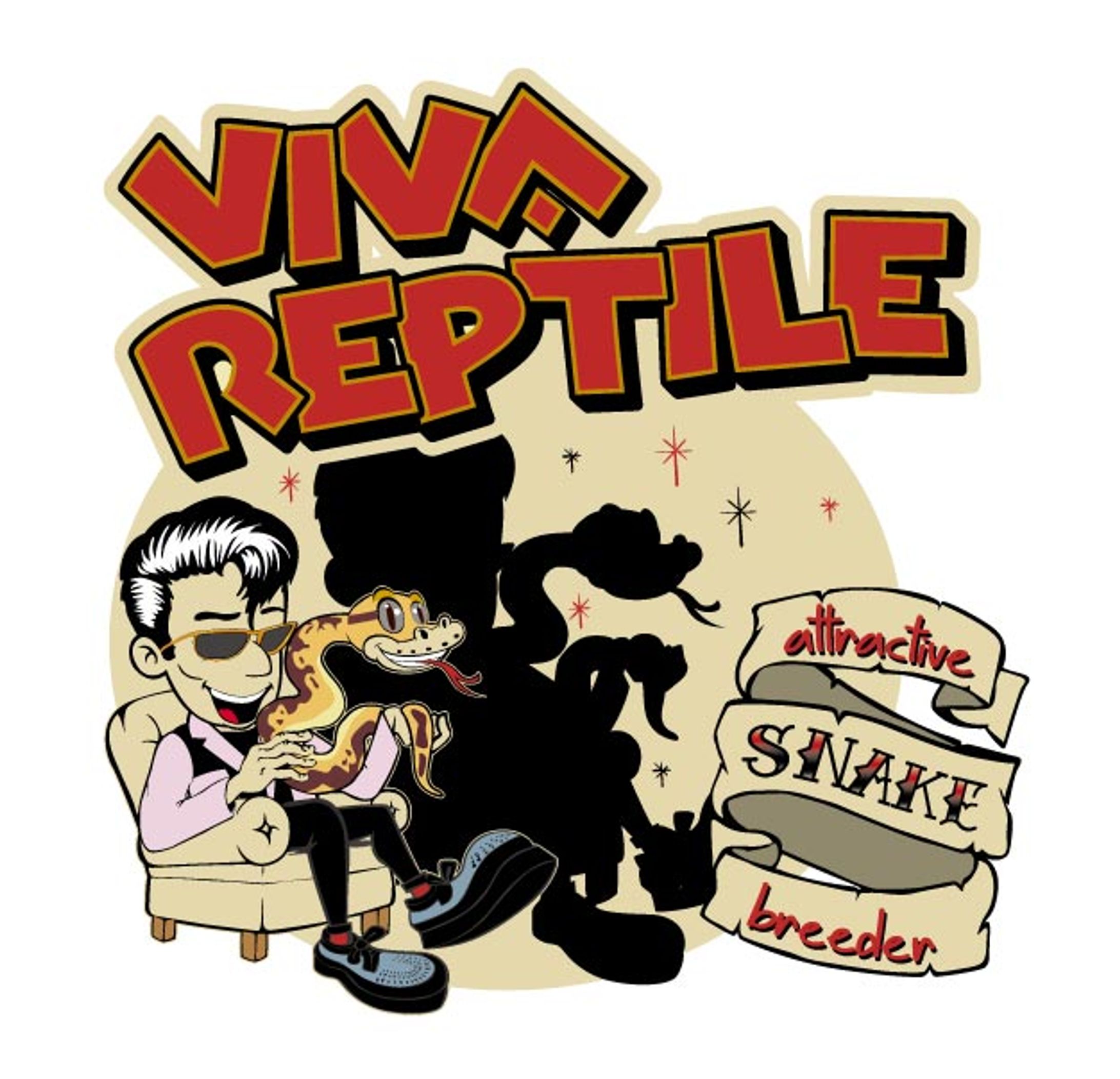 VIVA REPTILE 様　Tシャツデザイン-1