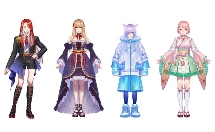 【お仕事】Live2D用立ち絵イラスト
