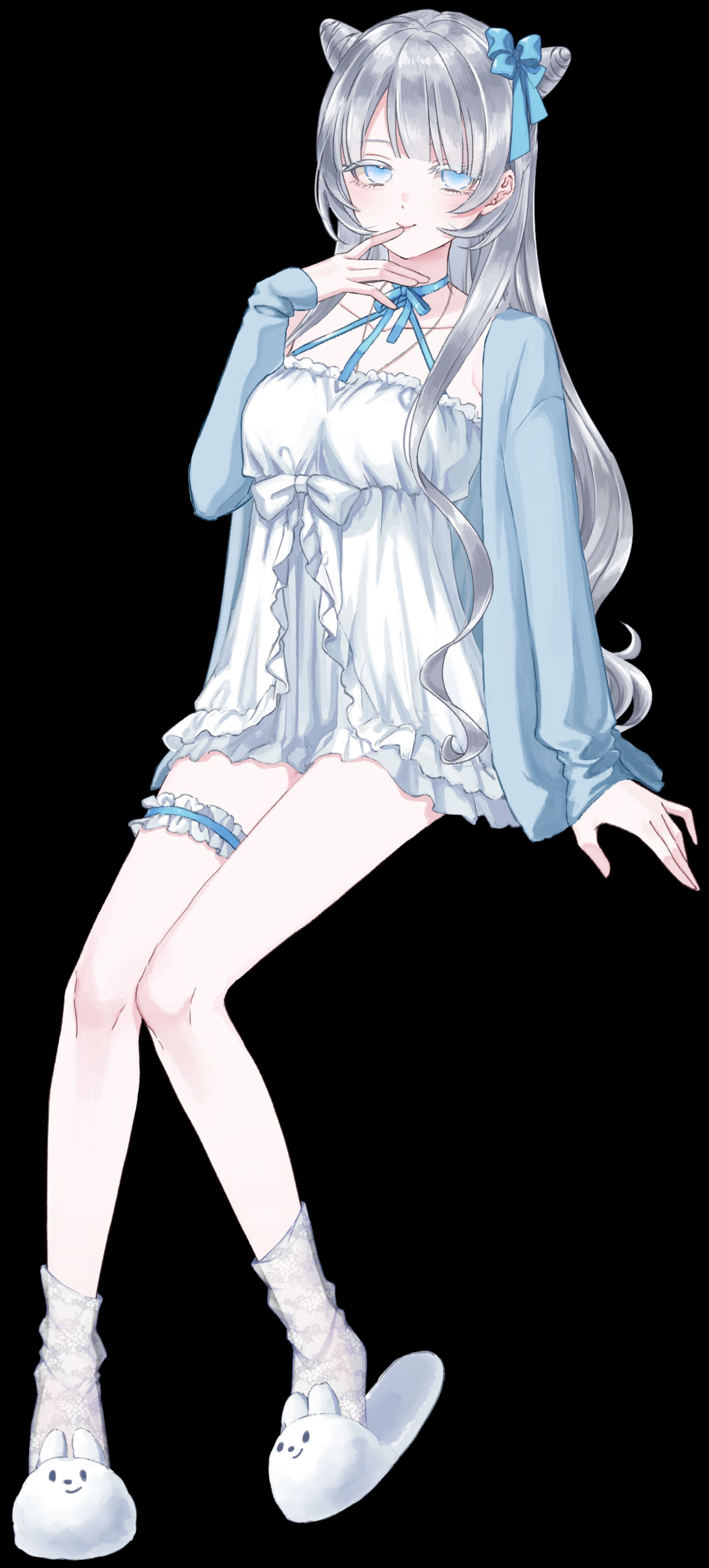 女性 全身立ち絵イラスト-1