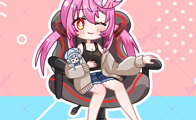 【SDイラスト】マキナ＝メメント様　SDイラスト