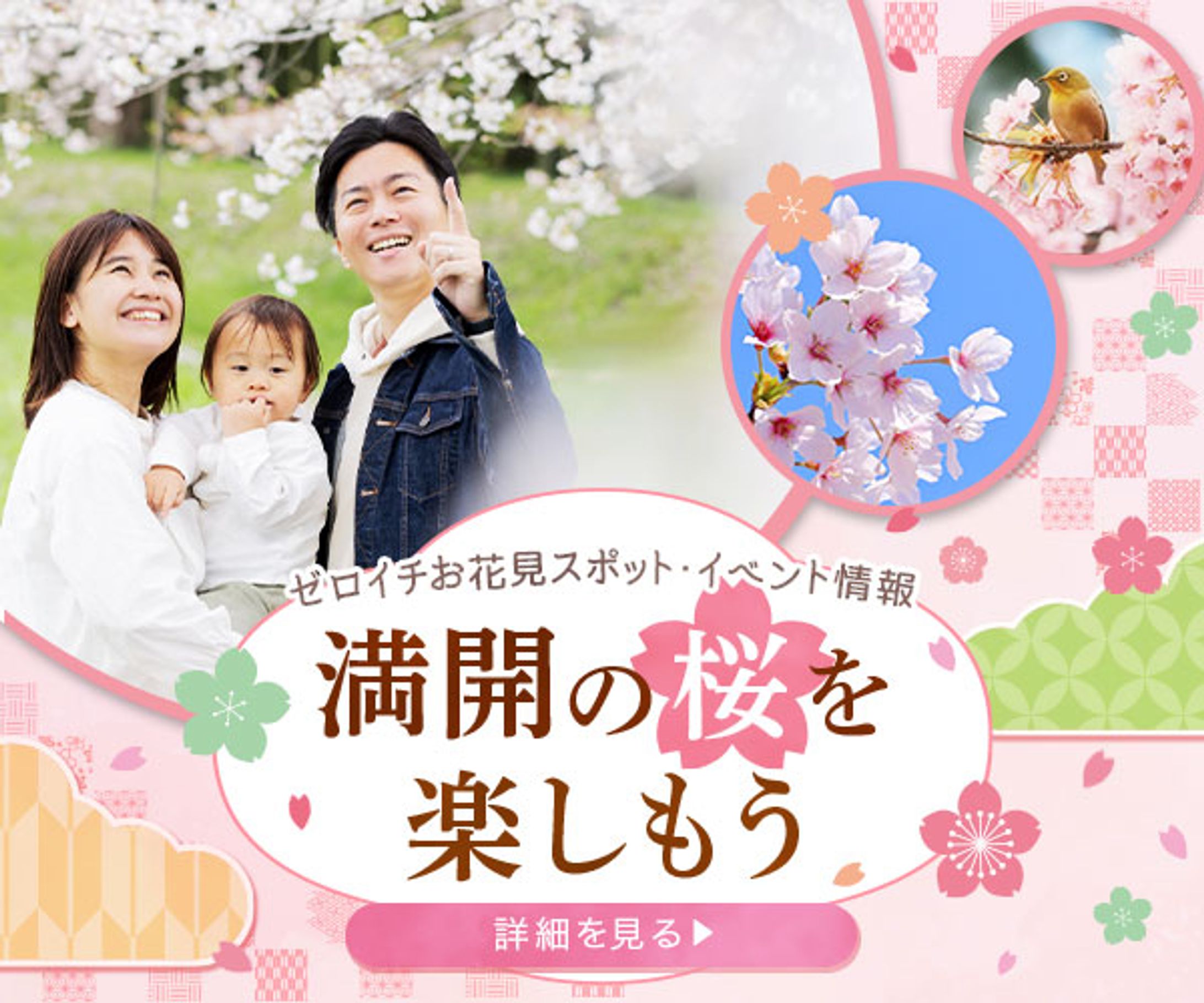 🌸お花見イベント告知バナー(課題)-1