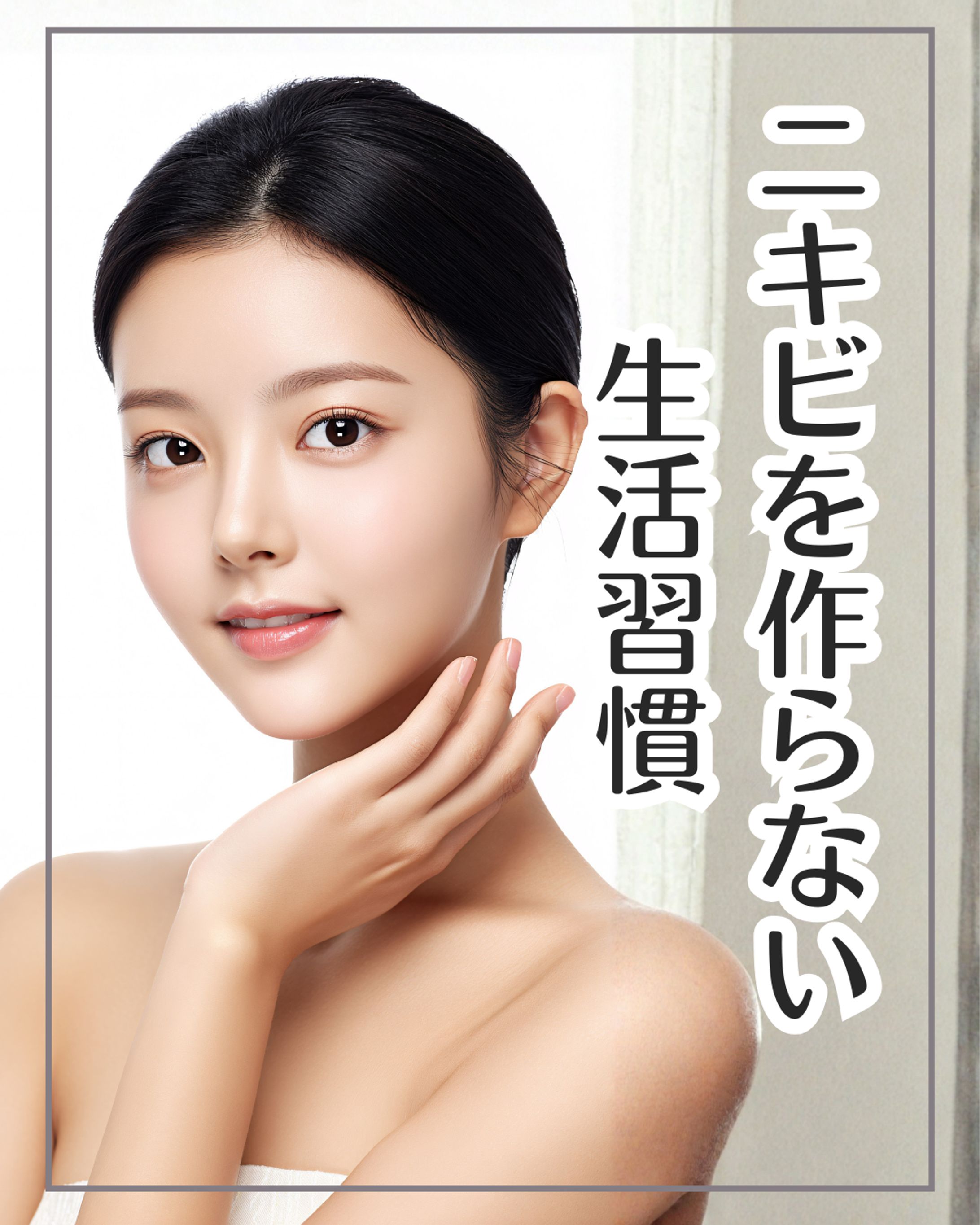 ニキビを作らない生活習慣-1