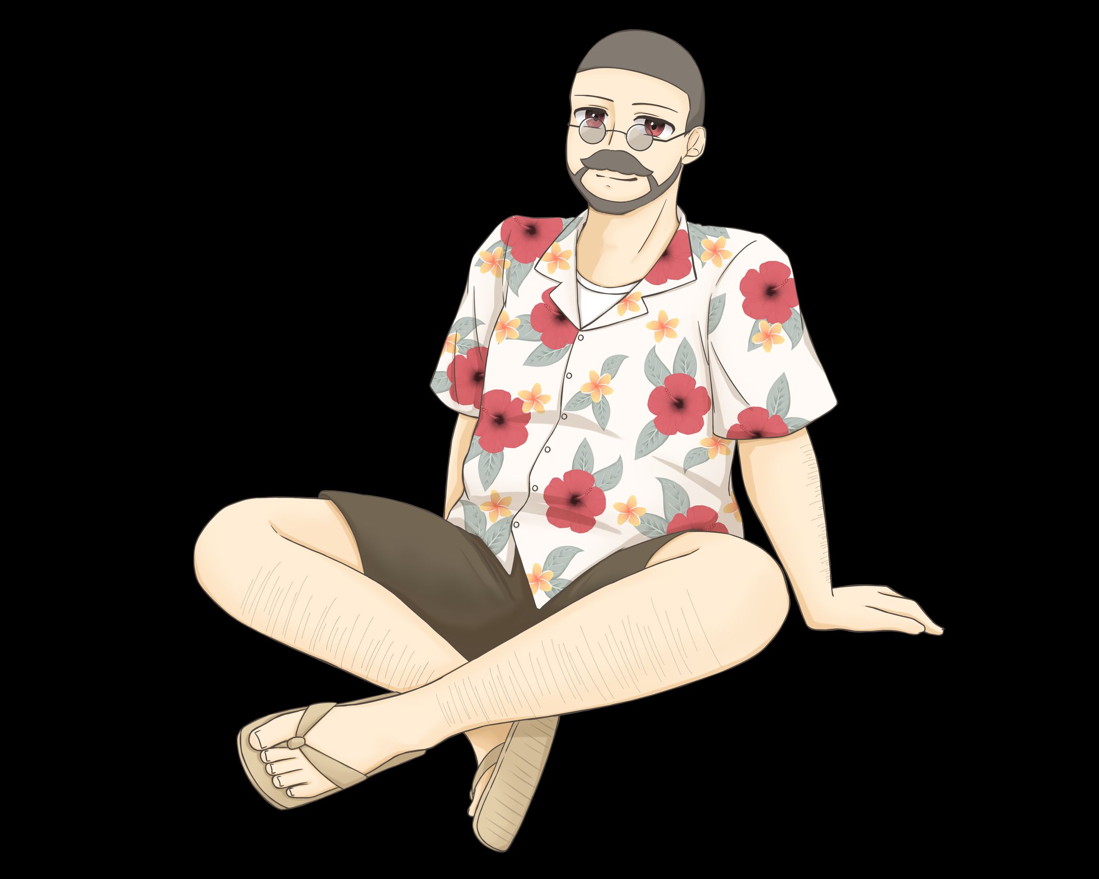 ご依頼：パパちゃんねる様 等身イラスト-1