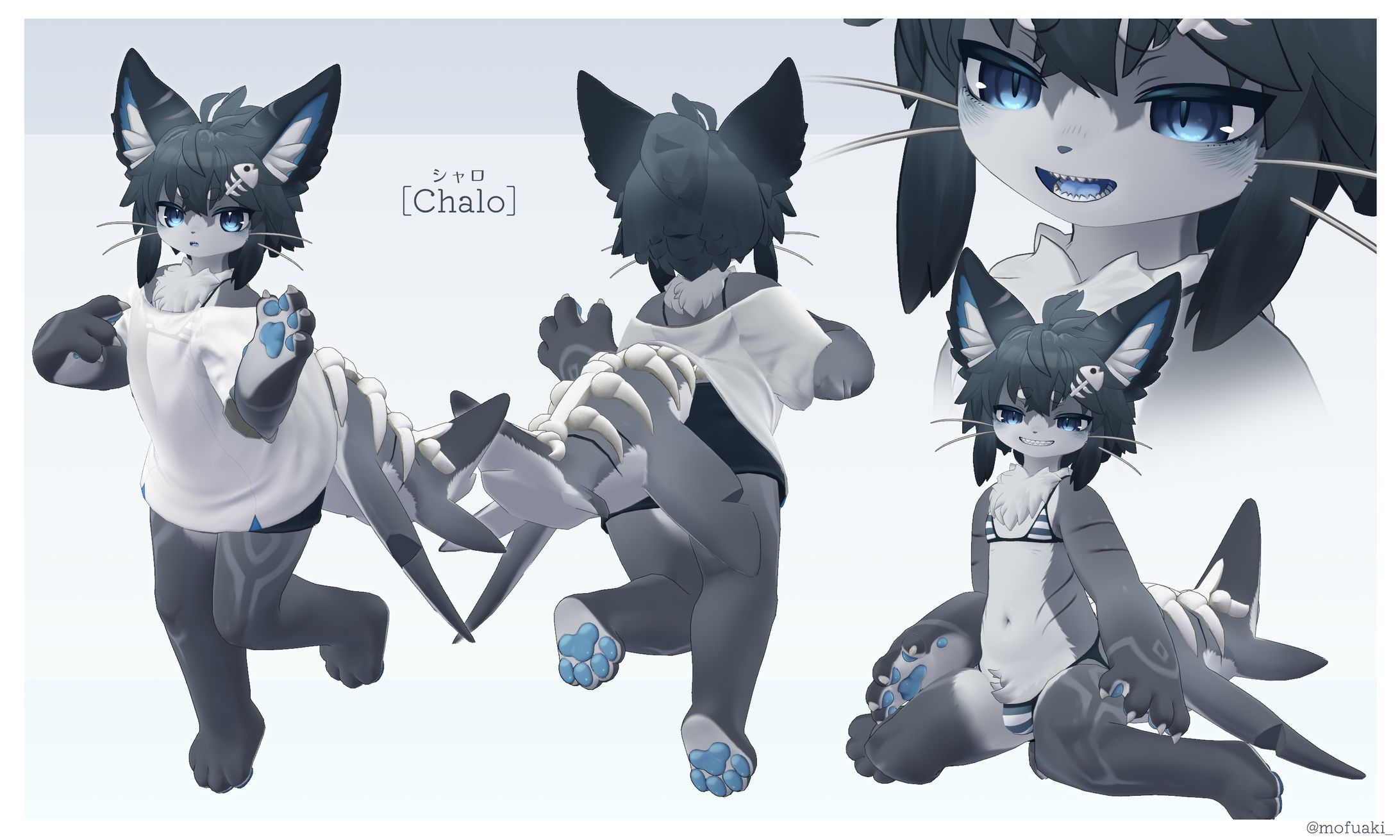 VRC向け販売3Dモデル「Chalo」-1