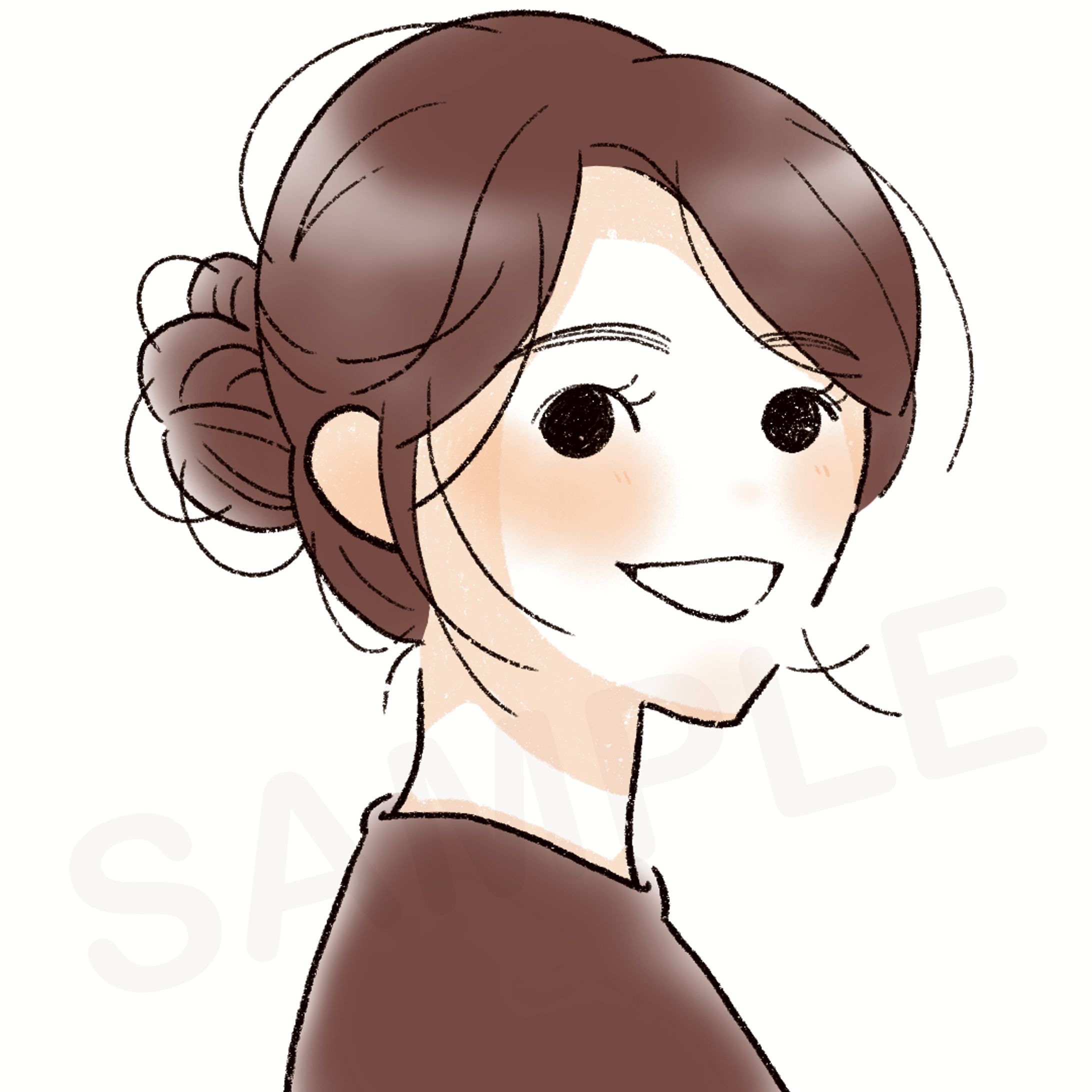 似顔絵｜mikino3様-1