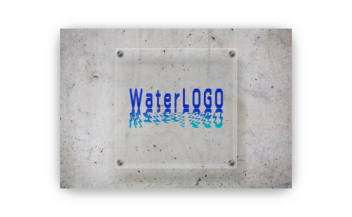 ロゴ、water kin