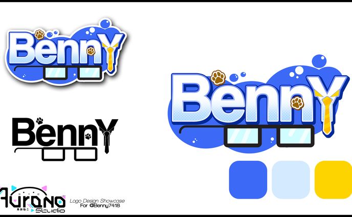 Benny Vtuber Logo Design