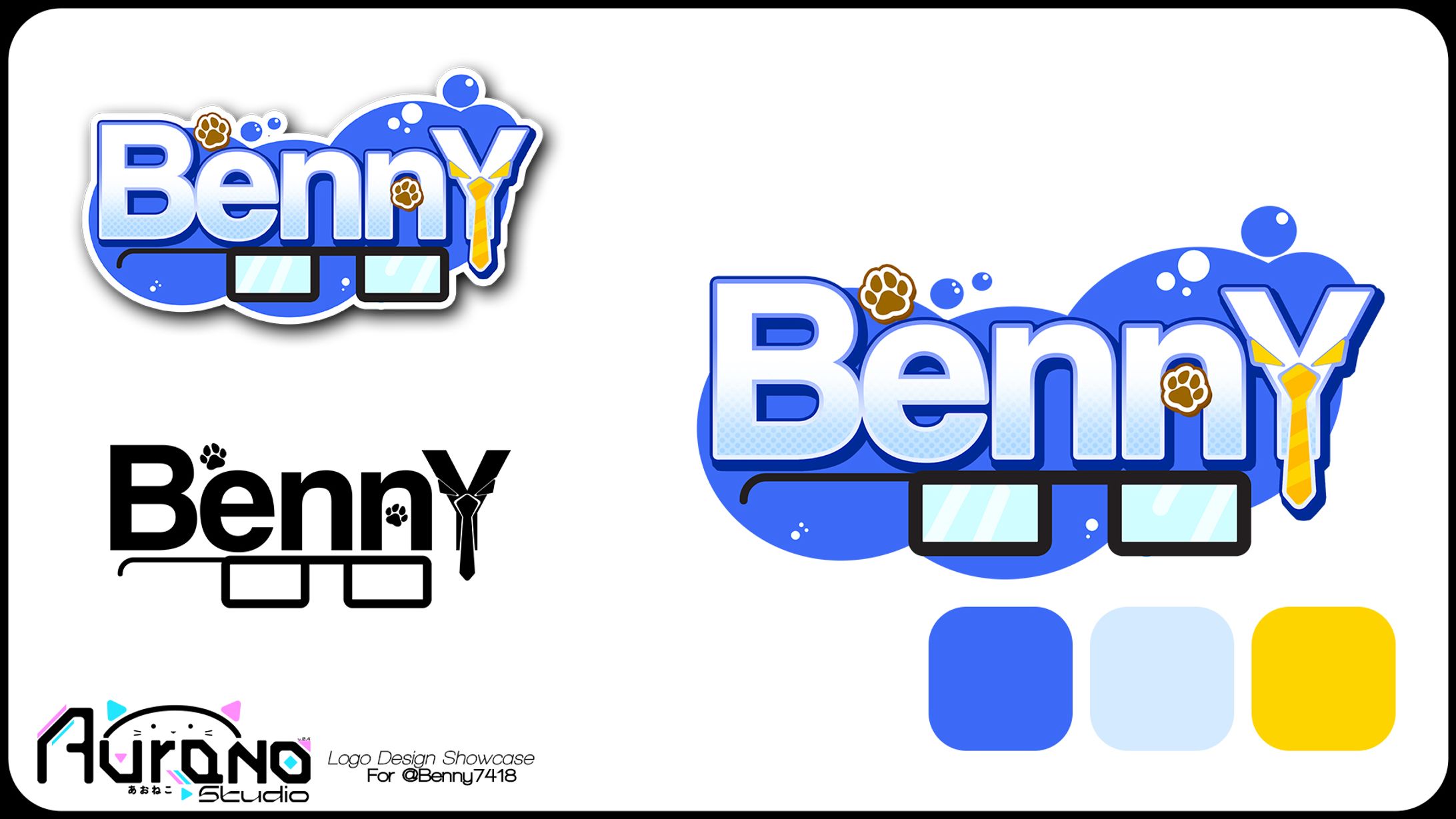 Benny Vtuber Logo Design-1