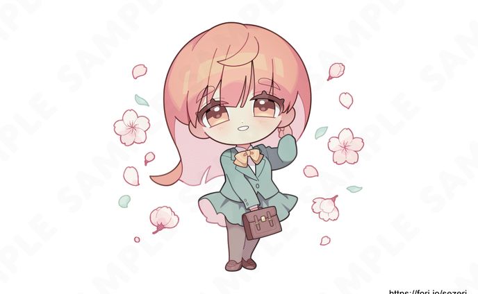 SDキャラオリジナルイラスト（2024年2月）