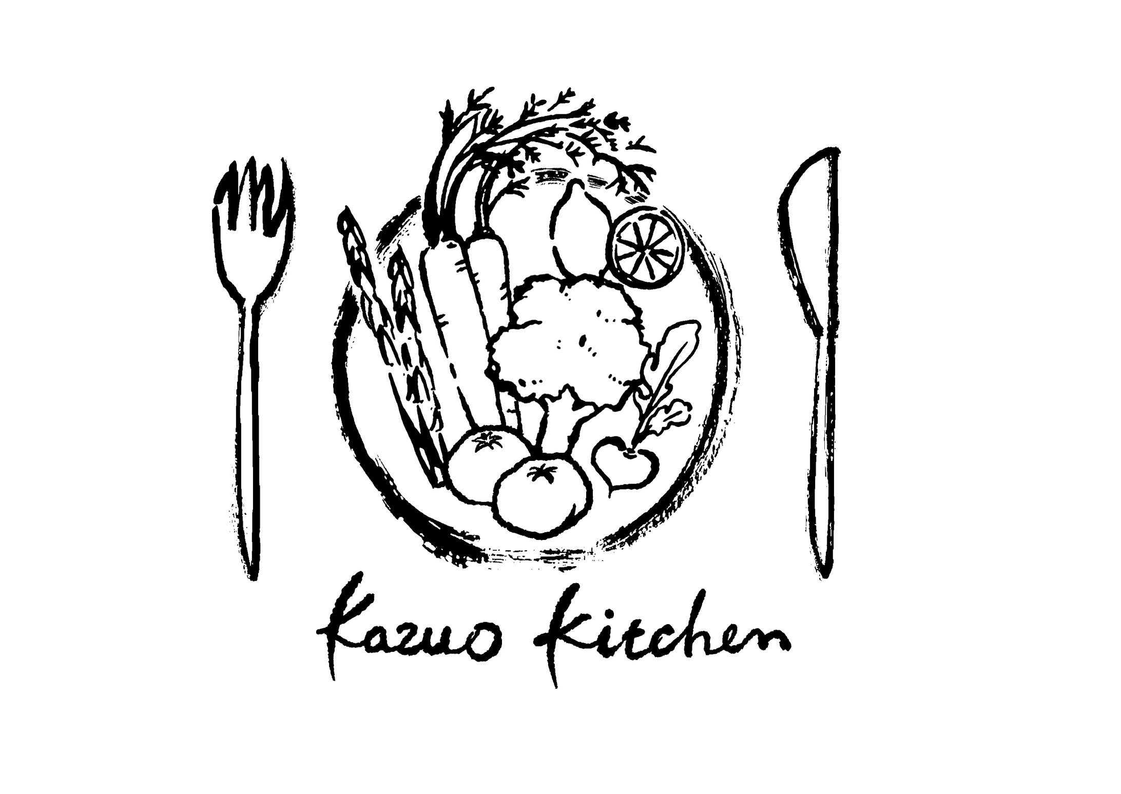 Kazuo Kitchenロゴ-1