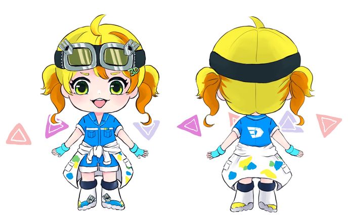 キャラクターデザイン　ちびキャラ
