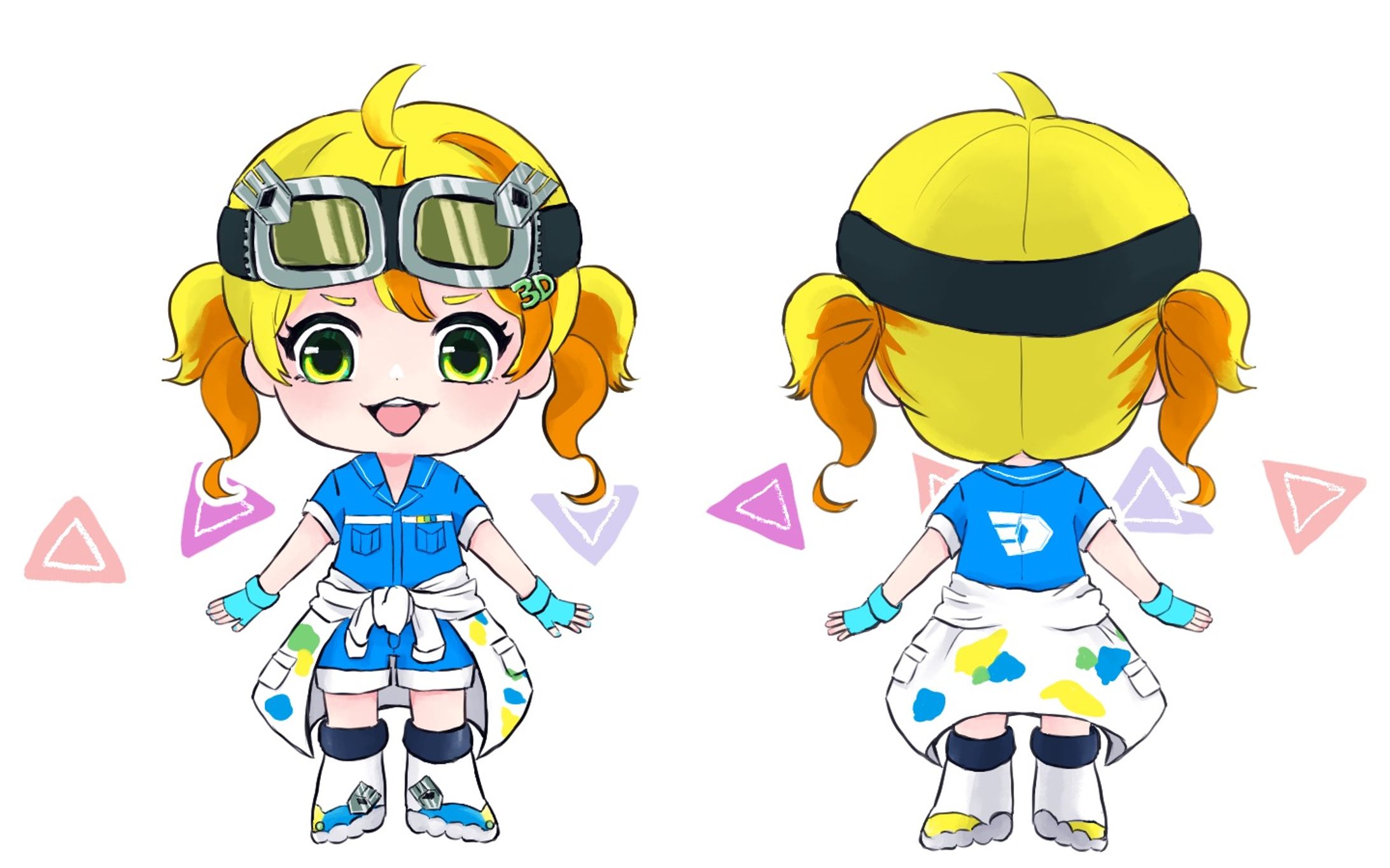 キャラクターデザイン　ちびキャラ-1