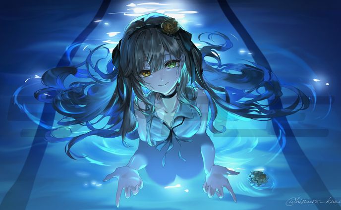 茨むあん様 IRIS OUT 歌ってみたMVイラスト 