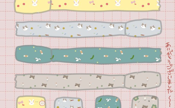 【企画】ゆるっとパターンイラスト