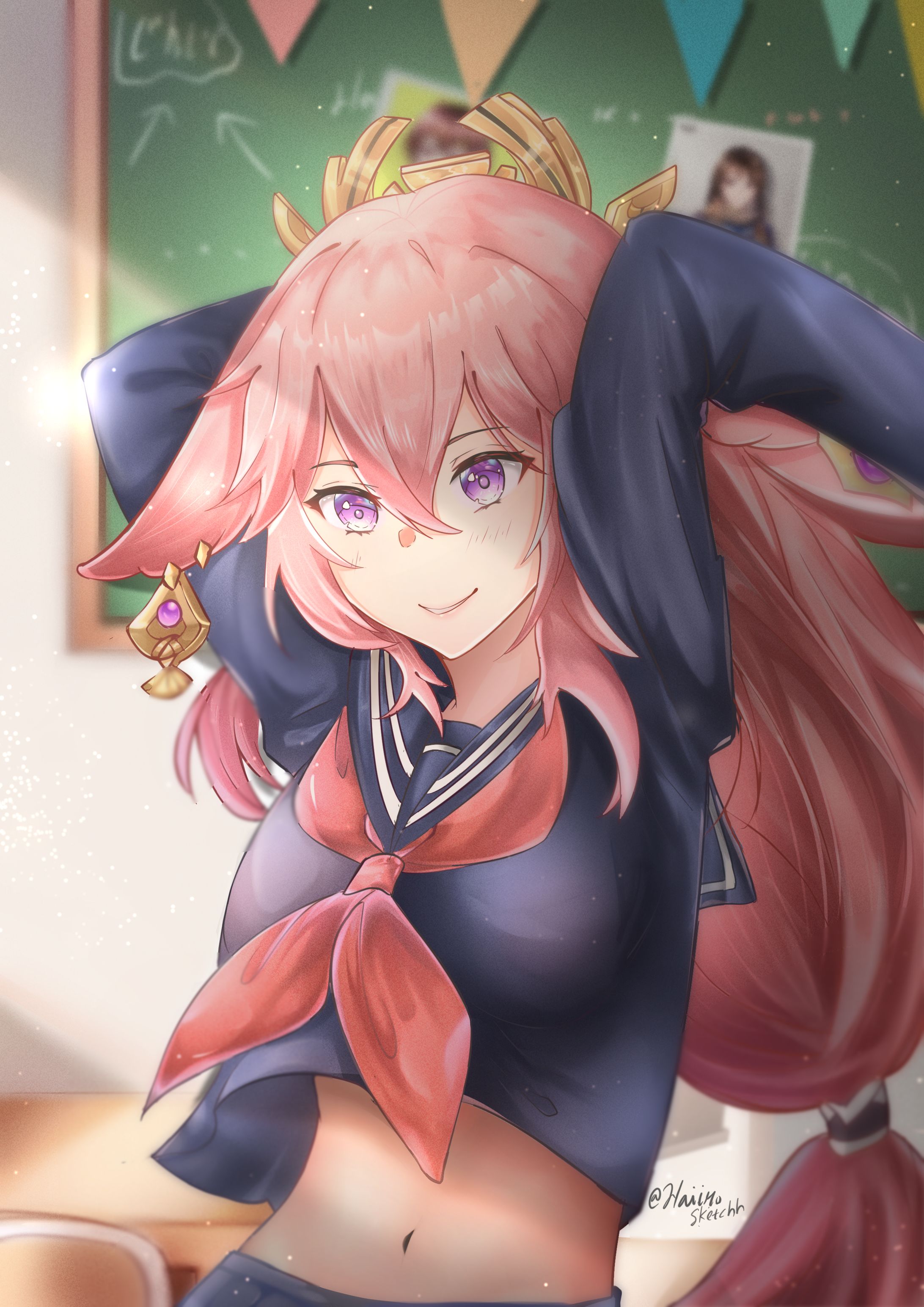 Yae miko Fanart JK-1