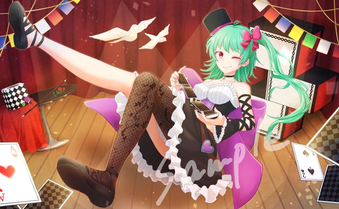 イラスト、キャラクターデザイン、イラスト使用