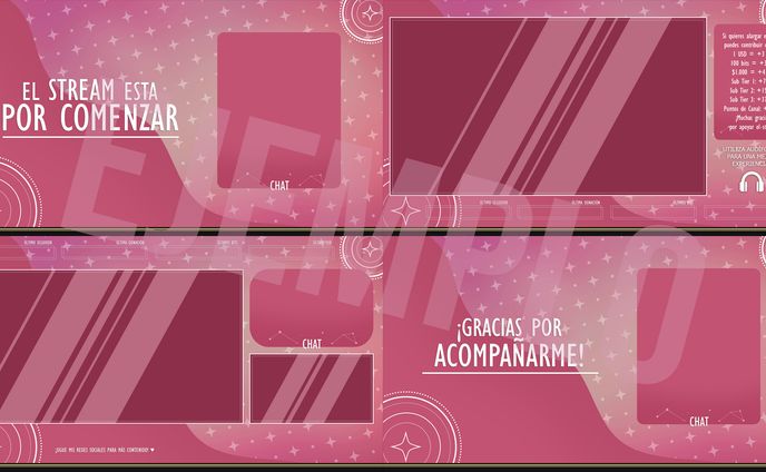 Twitch Overlay Galaxias 2