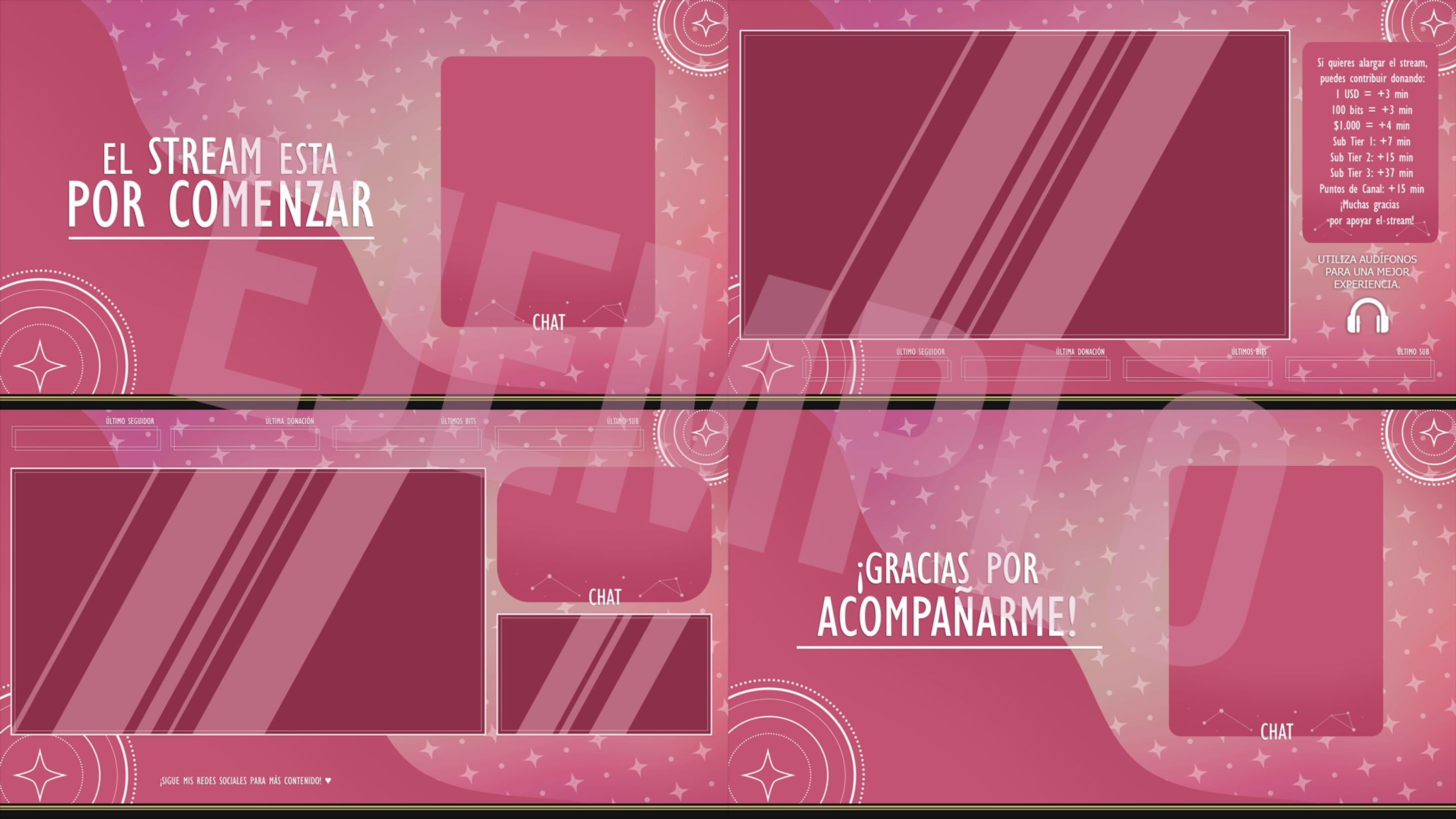 Twitch Overlay Galaxias 2-1