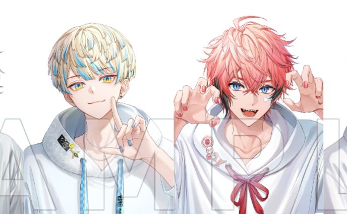 『にじネイル Bright』グッズ用イラスト