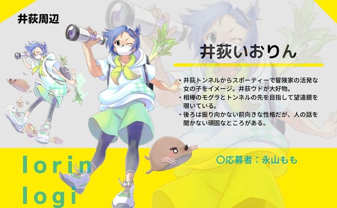 「杉並区内私鉄・地下鉄　7駅周辺キャラクターデザインコンテスト」
