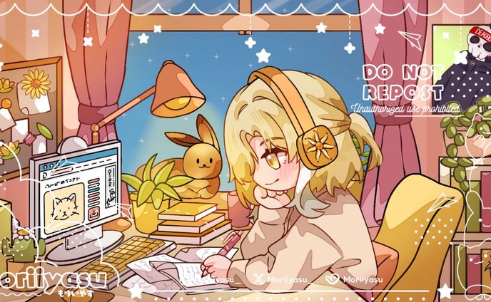 YCH Lo-Fi Girl♡‧₊˚